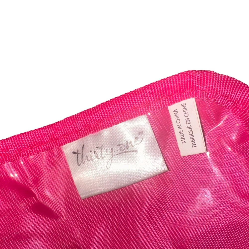 thirty-one Floral Travel Hanging Toiletry Bag Organizer Bin & Wallet BUNDLE - Picture 9 of 10